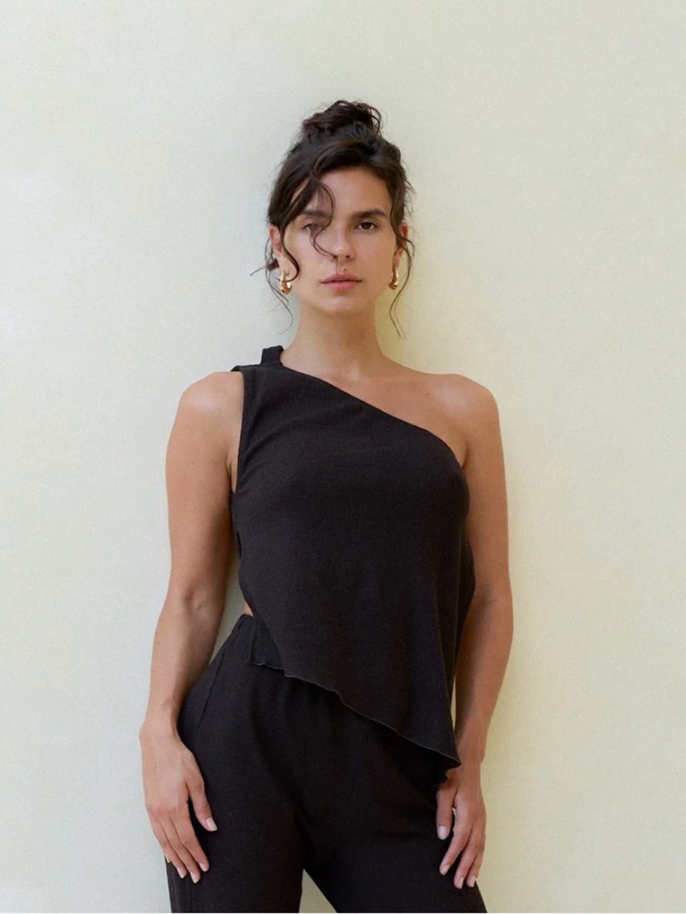 Bahhgoose One-Shoulder Backless Top XS/S - Picture 2 of 8